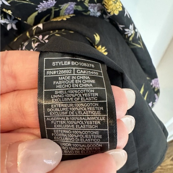 NWT Steve Madden Floral Black Dress Sz S - Picture 7 of 9